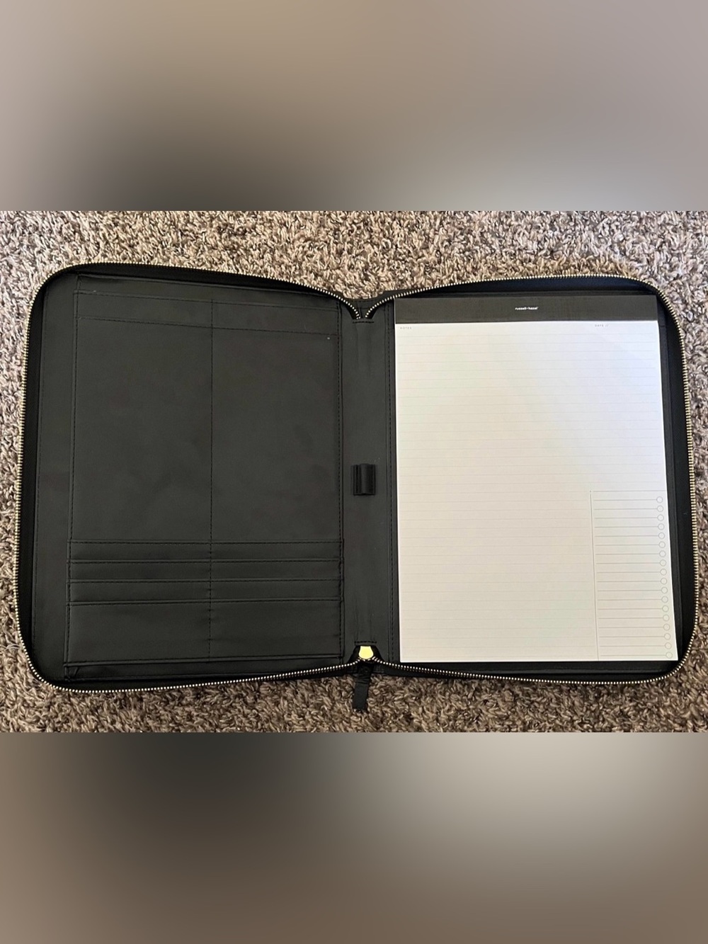 Russel and Hazel portfolio padfolio with Note Pad